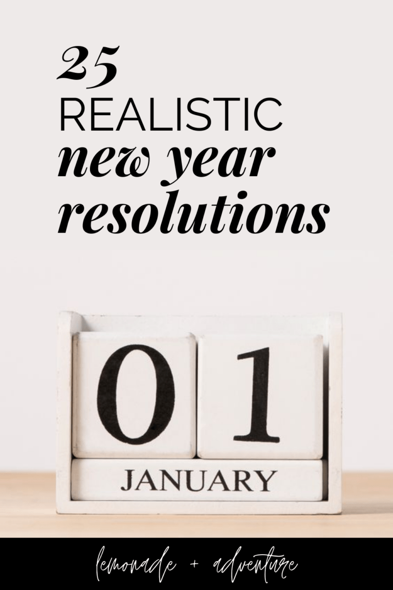 25 Uniquely Realistic New Year Resolutions (Practice Being Honest With